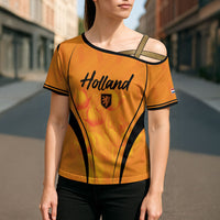 Custom Holland 2026 World Football Cross Shoulder Shirt Oranje Go Champions