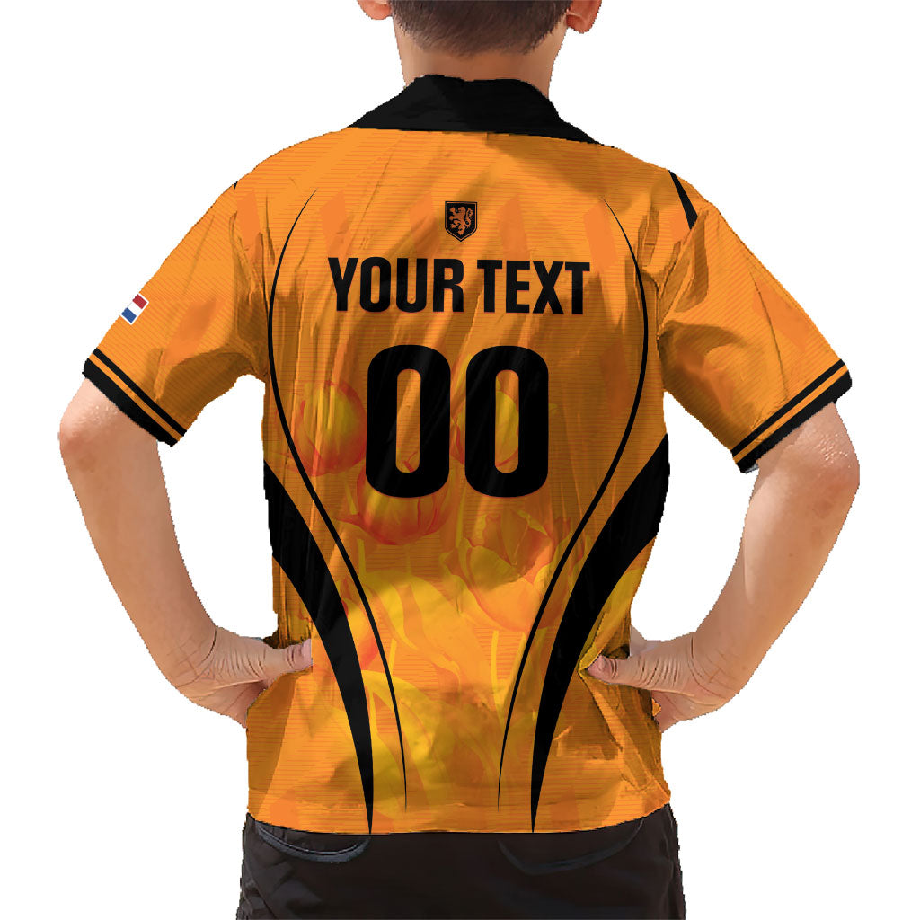 Custom Holland 2026 World Football Kid Hawaiian Shirt Oranje Go Champions