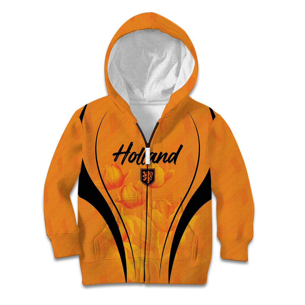 Custom Holland 2026 World Football Kid Hoodie Oranje Go Champions
