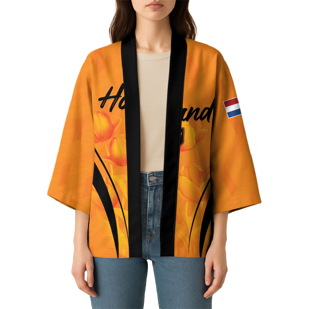 Custom Holland 2026 World Football Kimono Oranje Go Champions