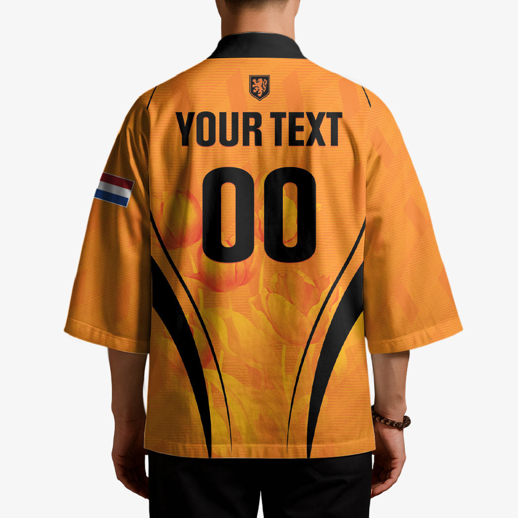 Custom Holland 2026 World Football Kimono Oranje Go Champions
