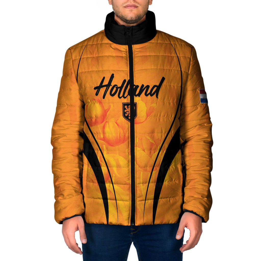 Custom Holland 2026 World Football Padded Jacket Oranje Go Champions