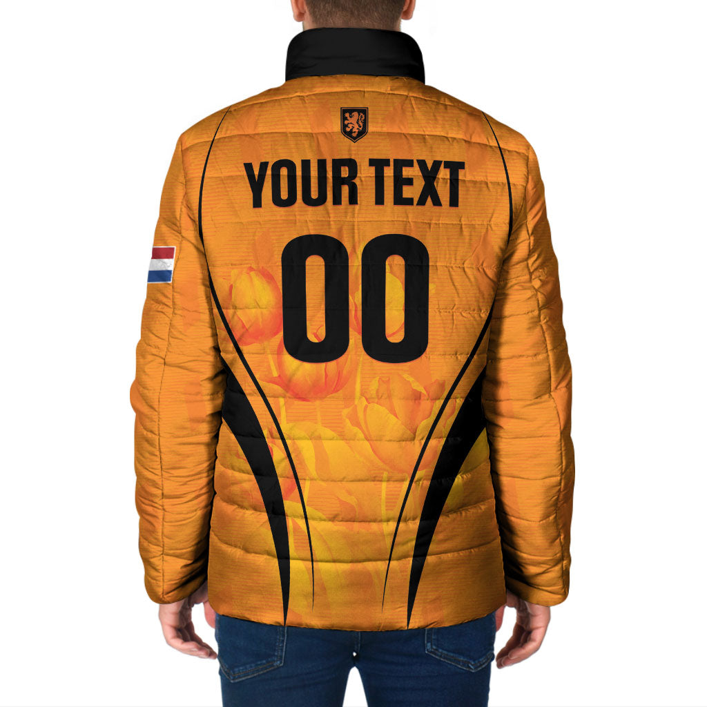 Custom Holland 2026 World Football Padded Jacket Oranje Go Champions