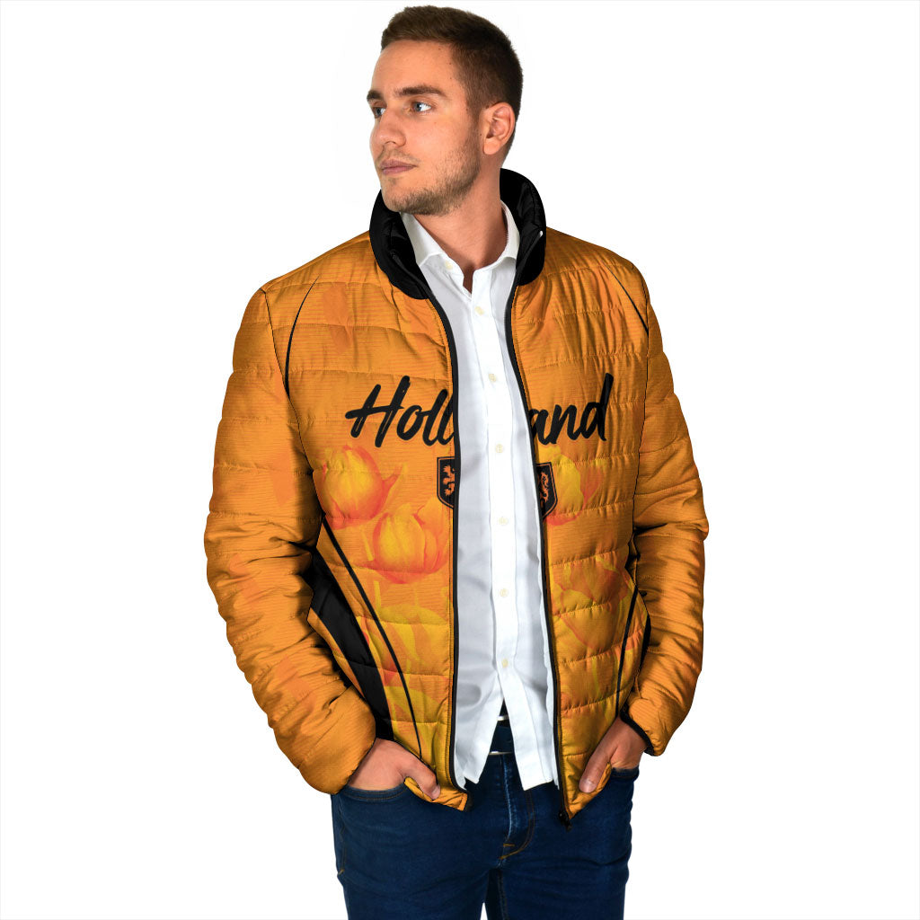 Custom Holland 2026 World Football Padded Jacket Oranje Go Champions
