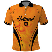 Custom Holland 2026 World Football Polo Shirt Oranje Go Champions