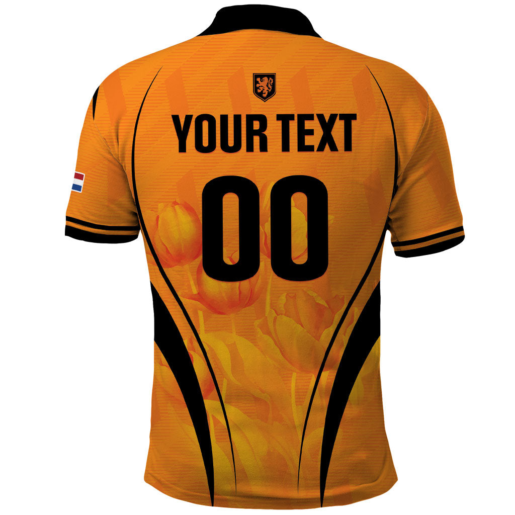 Custom Holland 2026 World Football Polo Shirt Oranje Go Champions