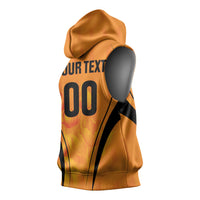 Custom Holland 2026 World Football Sleeveless Hoodie Oranje Go Champions