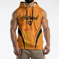 Custom Holland 2026 World Football Sleeveless Hoodie Oranje Go Champions