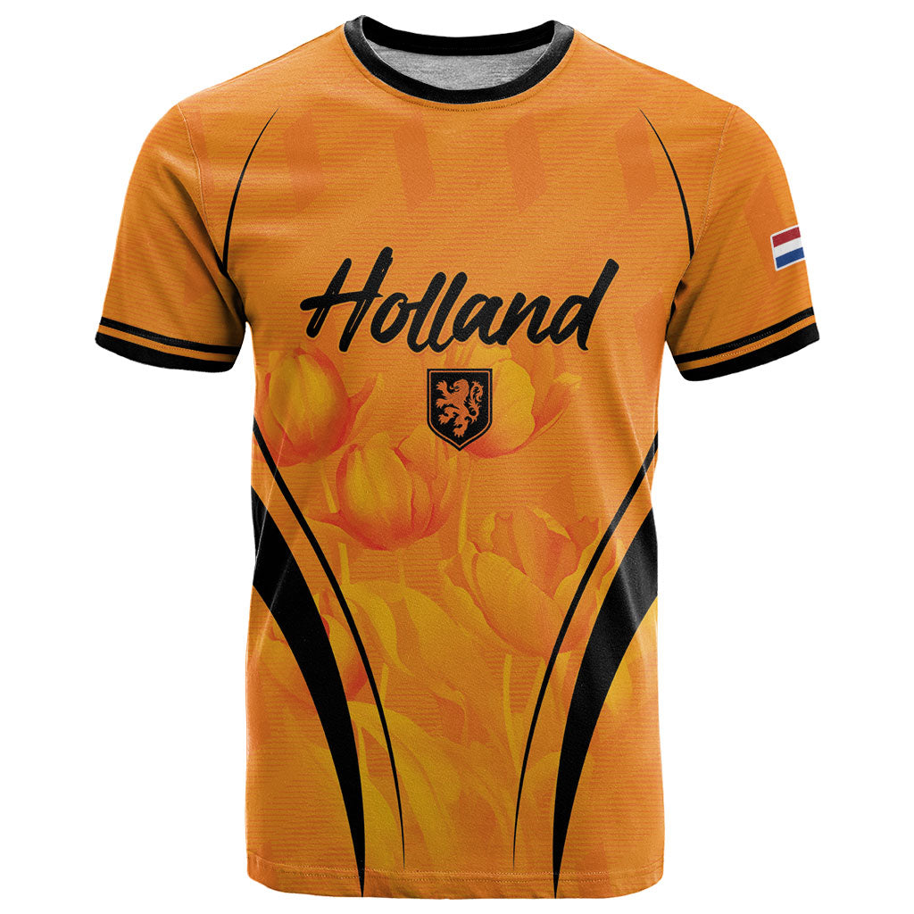 Custom Holland 2026 World Football T Shirt Oranje Go Champions
