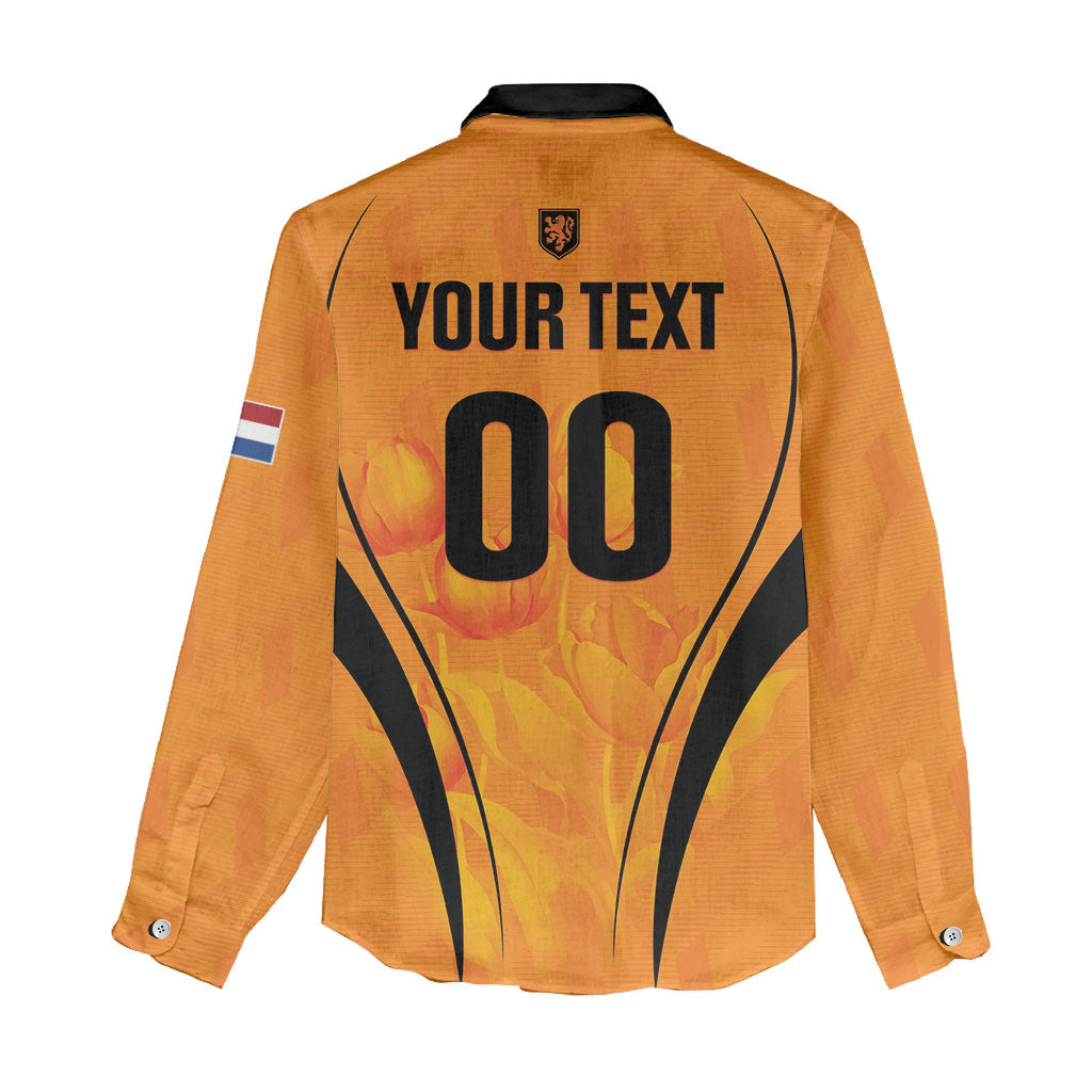 Custom Holland 2026 World Football Women Casual Shirt Oranje Go Champions
