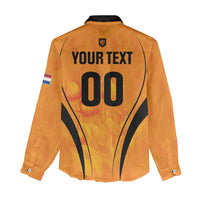 Custom Holland 2026 World Football Women Casual Shirt Oranje Go Champions