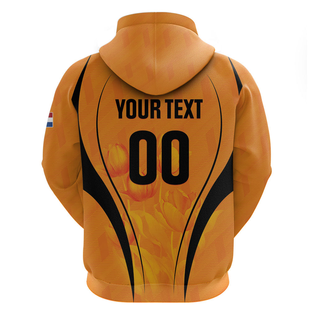 Custom Holland 2026 World Football Zip Hoodie Oranje Go Champions