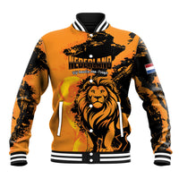 Custom Nederland 2026 World Football Baseball Jacket Oranje Lions Go Champions