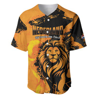 Custom Nederland 2026 World Football Baseball Jersey Oranje Lions Go Champions