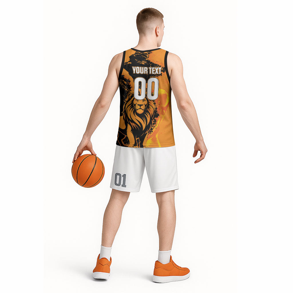 Custom Nederland 2026 World Football Basketball Jersey Oranje Lions Go Champions
