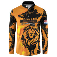 Custom Nederland 2026 World Football Button Sweatshirt Oranje Lions Go Champions