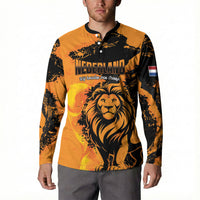 Custom Nederland 2026 World Football Button Sweatshirt Oranje Lions Go Champions