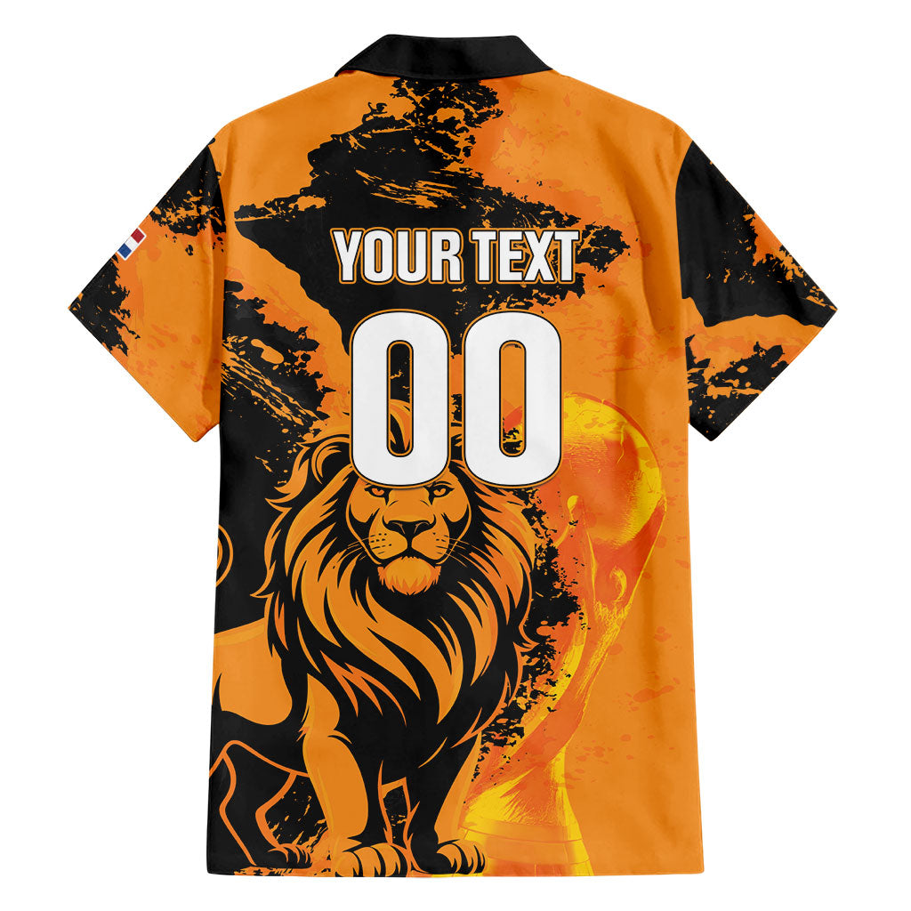 Custom Nederland 2026 World Football Hawaiian Shirt Oranje Lions Go Champions
