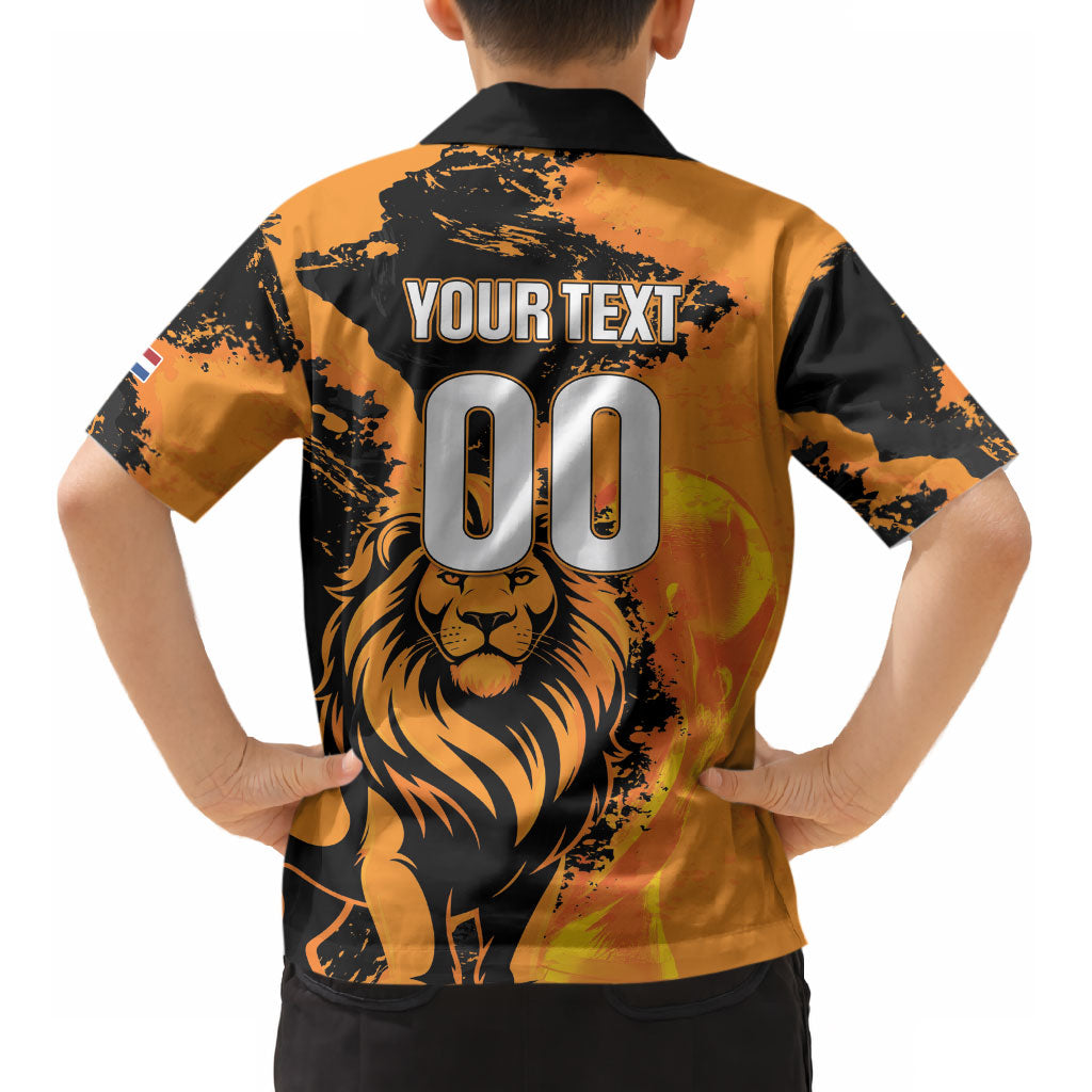 Custom Nederland 2026 World Football Kid Hawaiian Shirt Oranje Lions Go Champions LT01