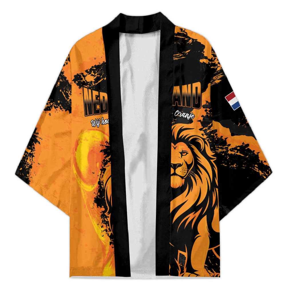 Custom Nederland 2026 World Football Kimono Oranje Lions Go Champions