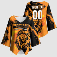 Custom Nederland 2026 World Football Kimono Sleeve Blouse Oranje Lions Go Champions