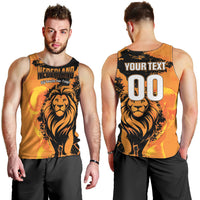 Custom Nederland 2026 World Football Men Tank Top Oranje Lions Go Champions
