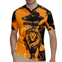 Custom Nederland 2026 World Football Rugby Jersey Oranje Lions Go Champions