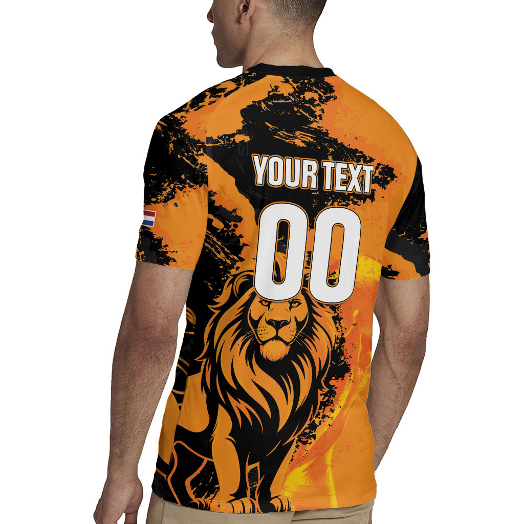 Custom Nederland 2026 World Football Rugby Jersey Oranje Lions Go Champions