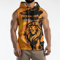 Custom Nederland 2026 World Football Sleeveless Hoodie Oranje Lions Go Champions
