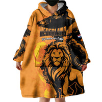 Custom Nederland 2026 World Football Wearable Blanket Hoodie Oranje Lions Go Champions