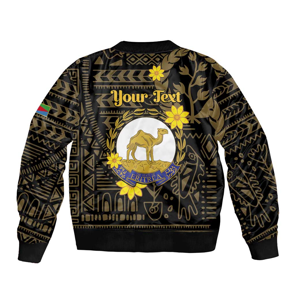 Enkutatash Eritrea New Year Bomber Jacket Eritrean Camel African Pattern - Wonder Print Shop