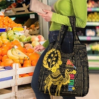 Enkutatash Eritrea New Year Grocery Bag Eritrean Camel African Pattern