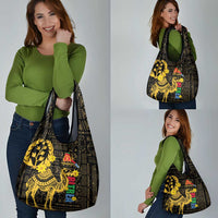 Enkutatash Eritrea New Year Grocery Bag Eritrean Camel African Pattern