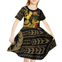 Enkutatash Eritrea New Year Kid Short Sleeve Dress Eritrean Camel African Pattern - Wonder Print Shop