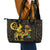 Enkutatash Eritrea New Year Leather Tote Bag Eritrean Camel African Pattern - Wonder Print Shop