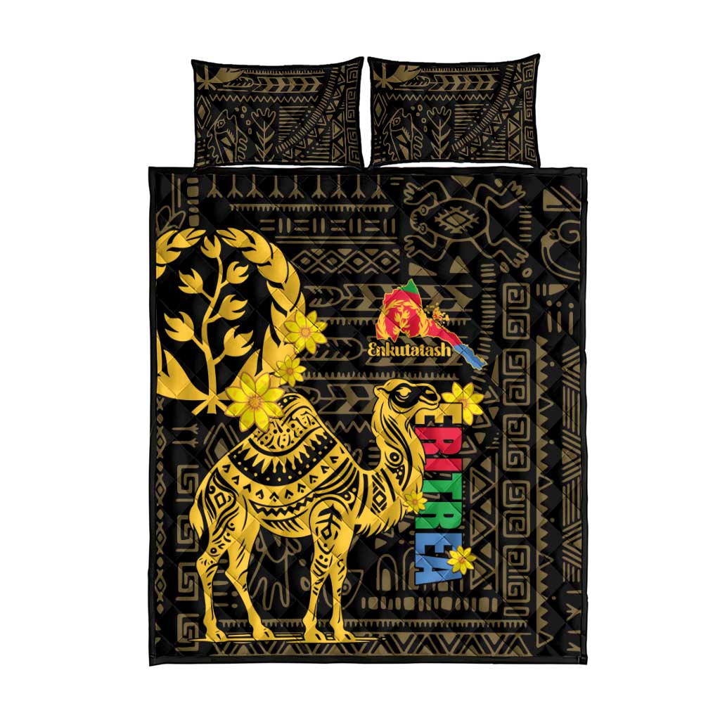 Enkutatash Eritrea New Year Quilt Bed Set Eritrean Camel African Pattern - Wonder Print Shop
