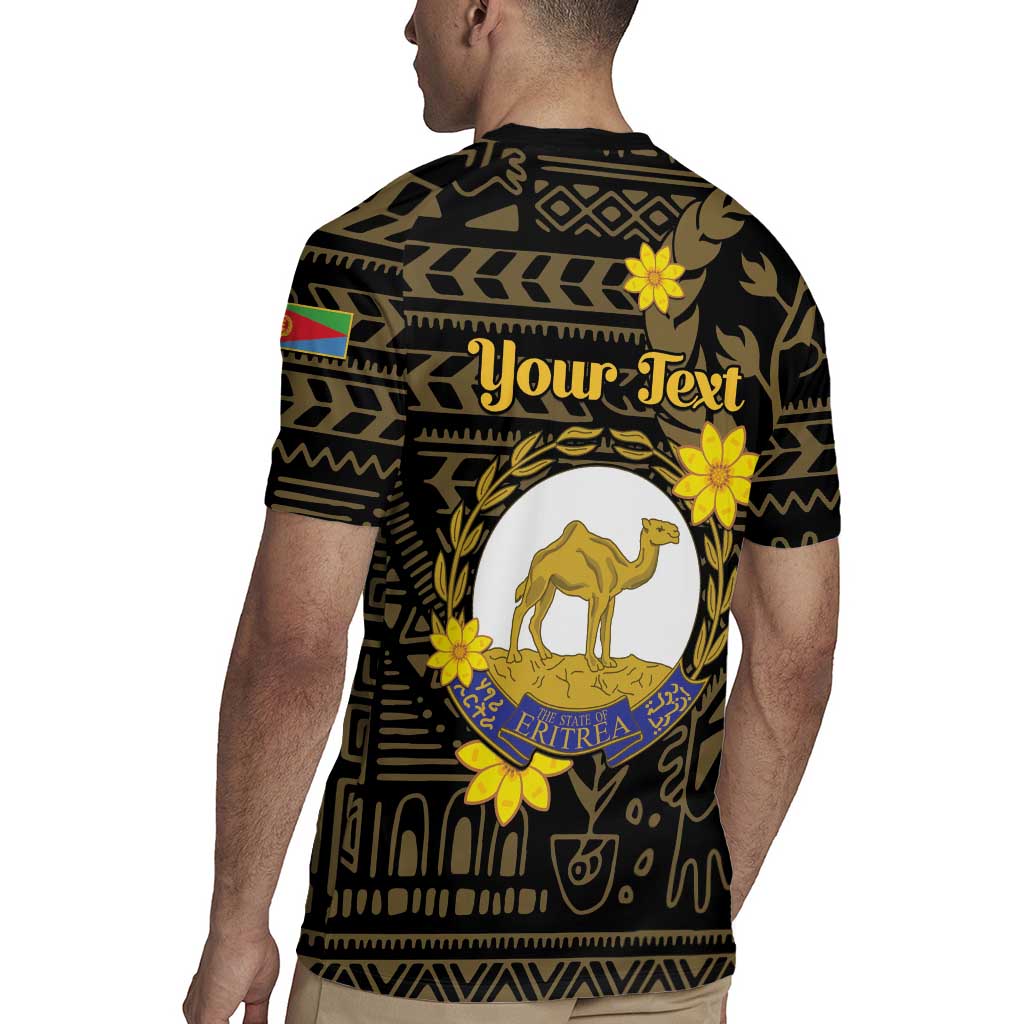 Enkutatash Eritrea New Year Rugby Jersey Eritrean Camel African Pattern - Wonder Print Shop