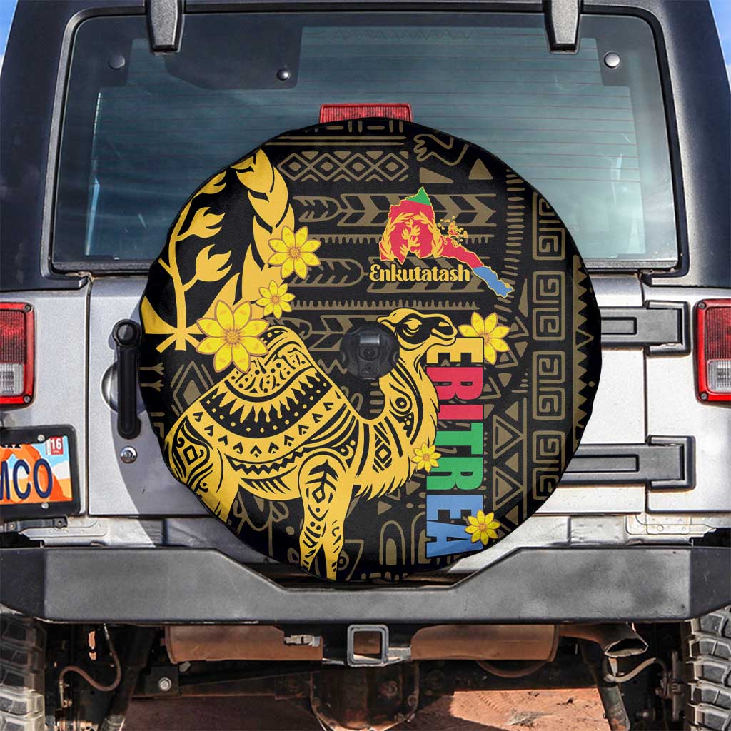Enkutatash Eritrea New Year Spare Tire Cover Eritrean Camel African Pattern - Wonder Print Shop