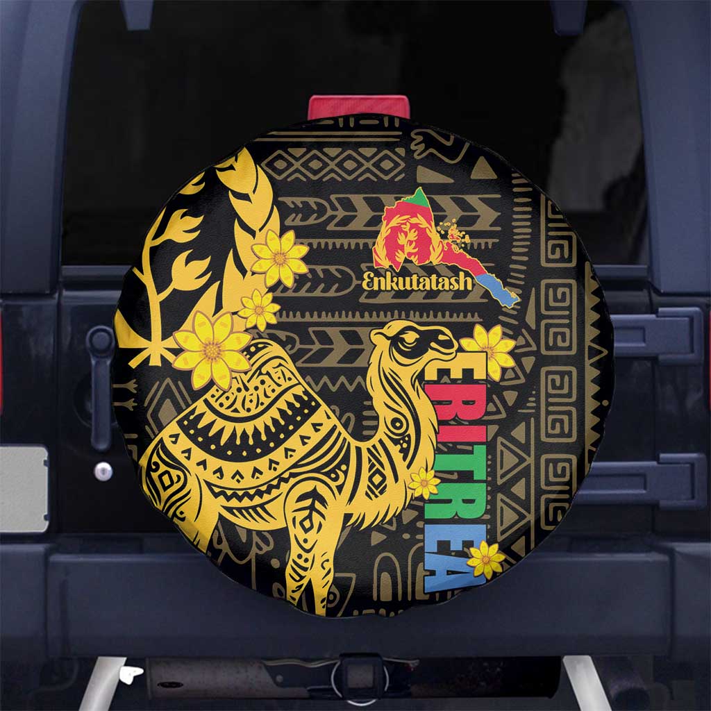Enkutatash Eritrea New Year Spare Tire Cover Eritrean Camel African Pattern - Wonder Print Shop