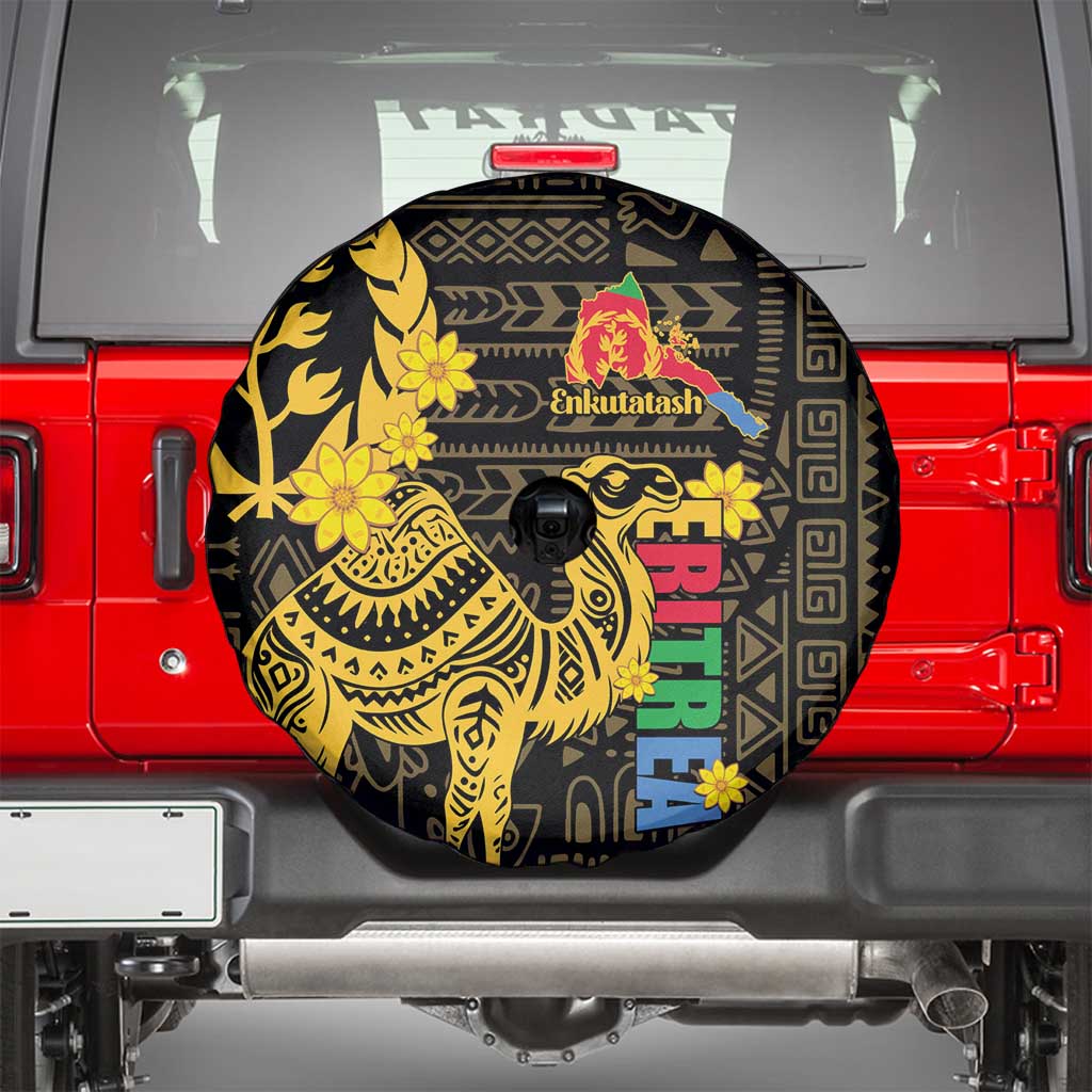 Enkutatash Eritrea New Year Spare Tire Cover Eritrean Camel African Pattern - Wonder Print Shop
