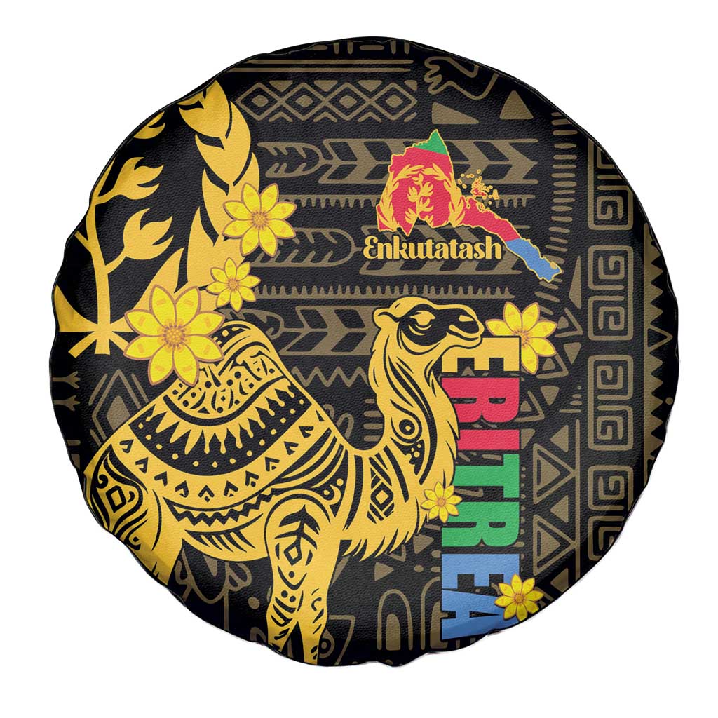 Enkutatash Eritrea New Year Spare Tire Cover Eritrean Camel African Pattern - Wonder Print Shop