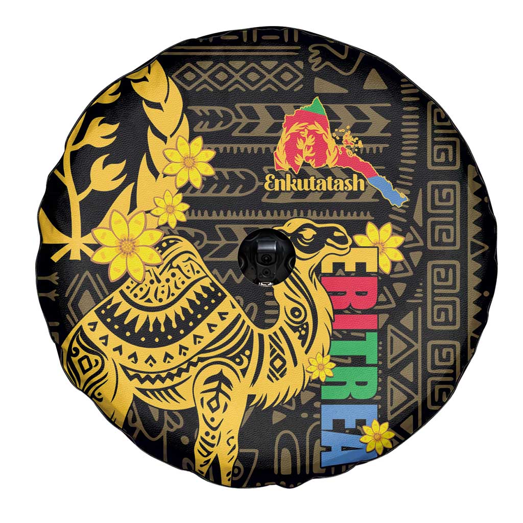 Enkutatash Eritrea New Year Spare Tire Cover Eritrean Camel African Pattern - Wonder Print Shop