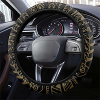 Enkutatash Eritrea New Year Steering Wheel Cover Eritrean Camel African Pattern - Wonder Print Shop