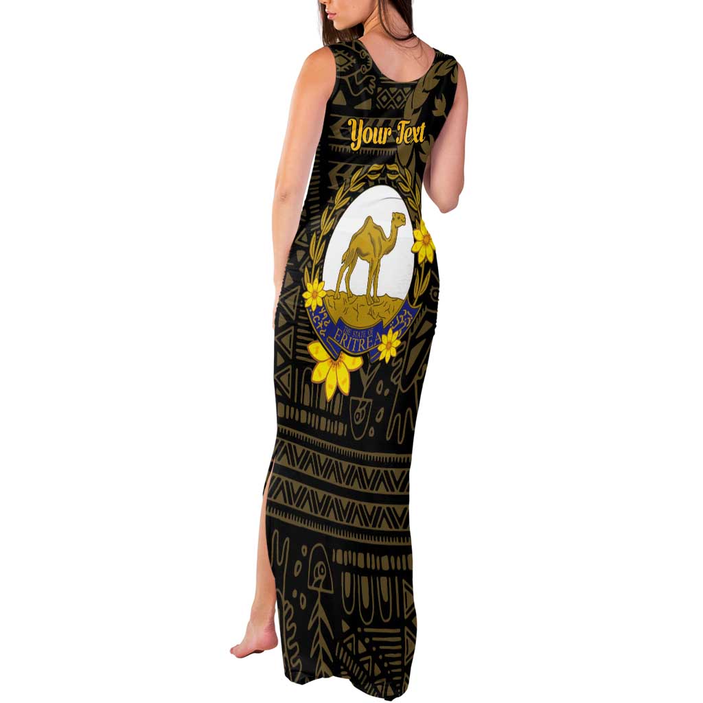 Enkutatash Eritrea New Year Tank Maxi Dress Eritrean Camel African Pattern - Wonder Print Shop