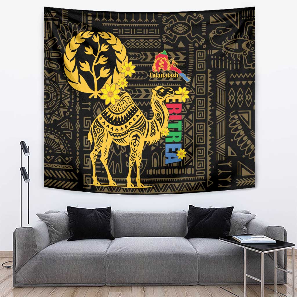 Enkutatash Eritrea New Year Tapestry Eritrean Camel African Pattern - Wonder Print Shop