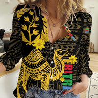 Enkutatash Eritrea New Year Women Casual Shirt Eritrean Camel African Pattern - Wonder Print Shop