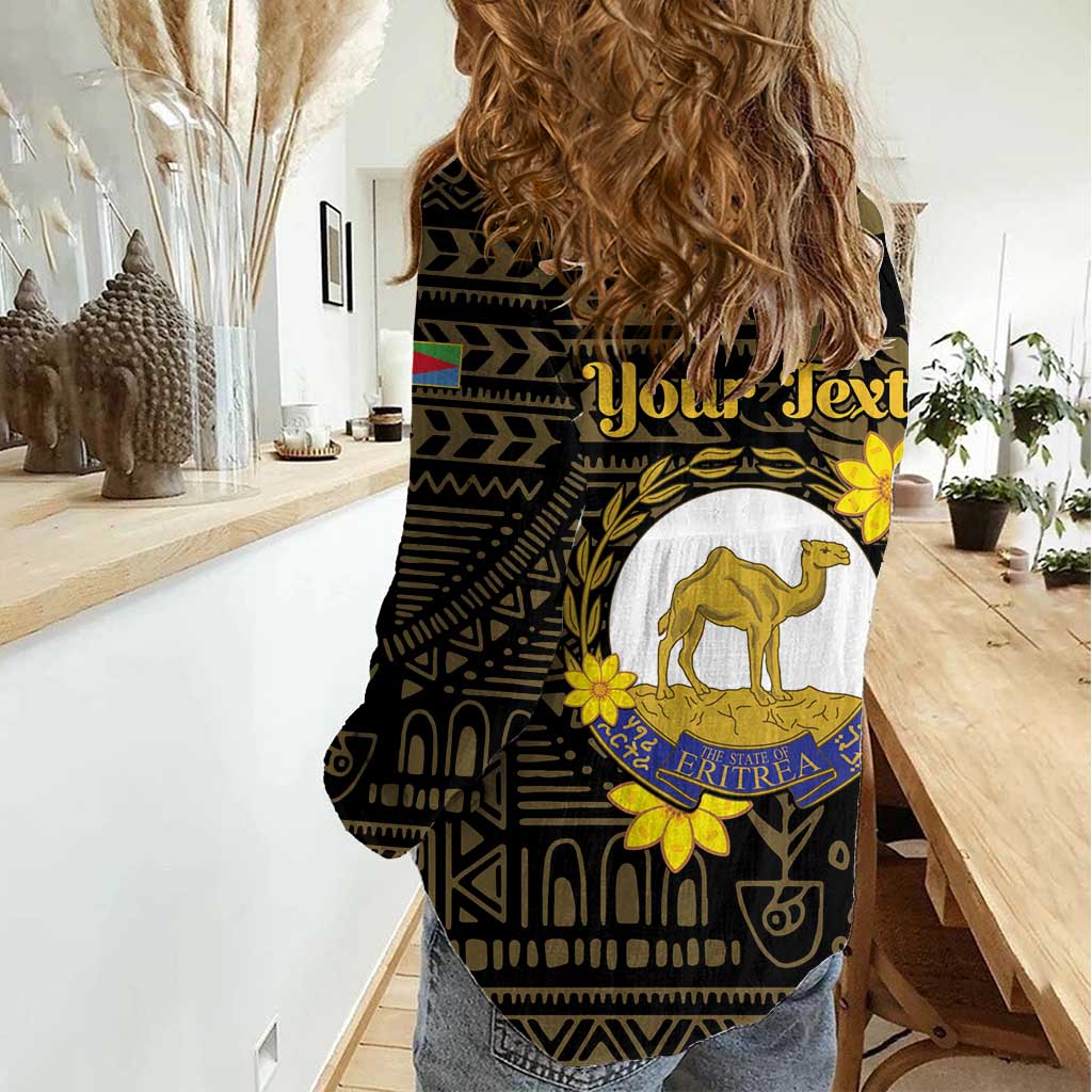 Enkutatash Eritrea New Year Women Casual Shirt Eritrean Camel African Pattern - Wonder Print Shop