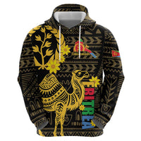Enkutatash Eritrea New Year Zip Hoodie Eritrean Camel African Pattern - Wonder Print Shop