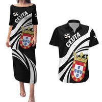 Ceuta Day Couples Matching Puletasi and Hawaiian Shirt Dia de Ceuta 2024 - Wonder Print Shop