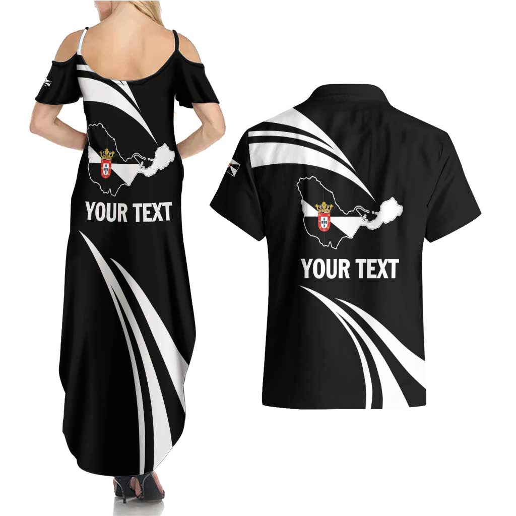 Ceuta Day Couples Matching Summer Maxi Dress and Hawaiian Shirt Dia de Ceuta 2024 - Wonder Print Shop